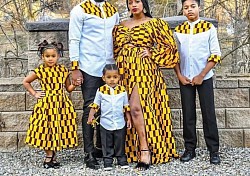 Africa fashion Wax print for family