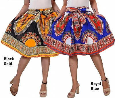 Africa girl's short skirt